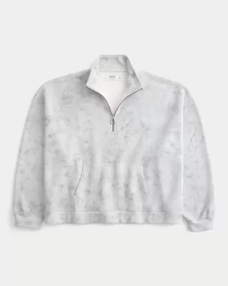 Rectangle Fit Quarter-zip -huppari