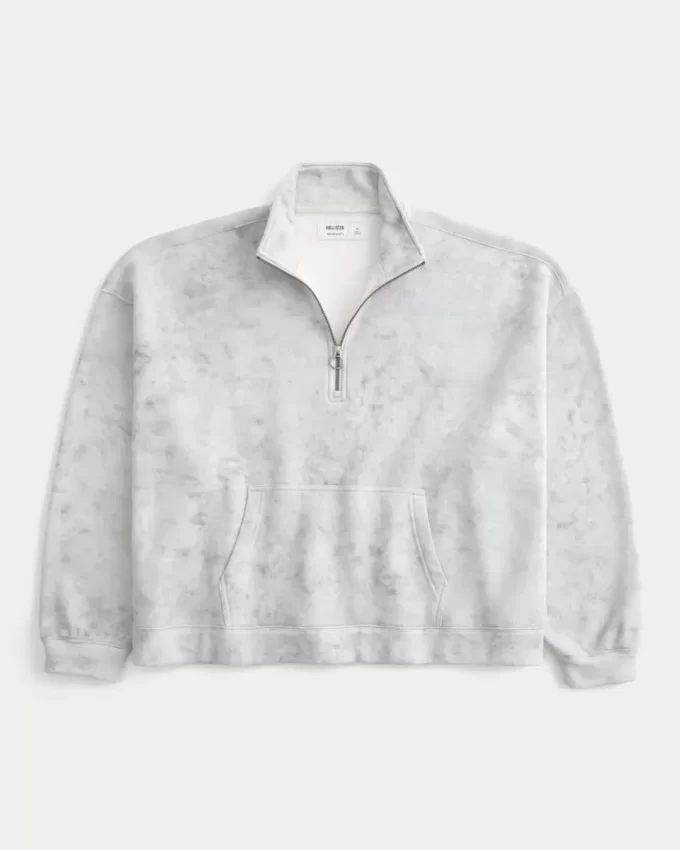 Rectangle Fit Quarter-zip -huppari