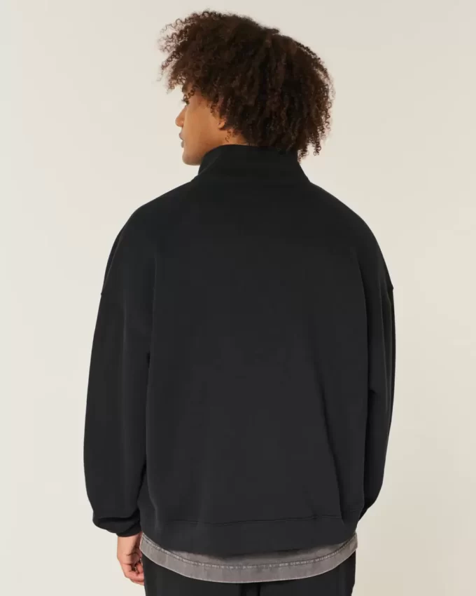 Rectangle Fit Quarter-zip -huppari