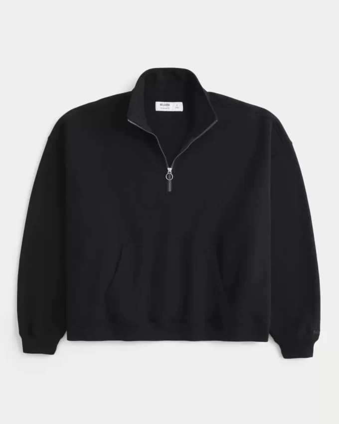 Rectangle Fit Quarter-zip -huppari