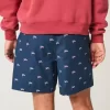 Reiden puoliväliin ulottuvat American Flag -kuvioiset vetoshortsit Reiden puoliväliin ulottuvat American Flag -kuvioiset vetoshortsit
