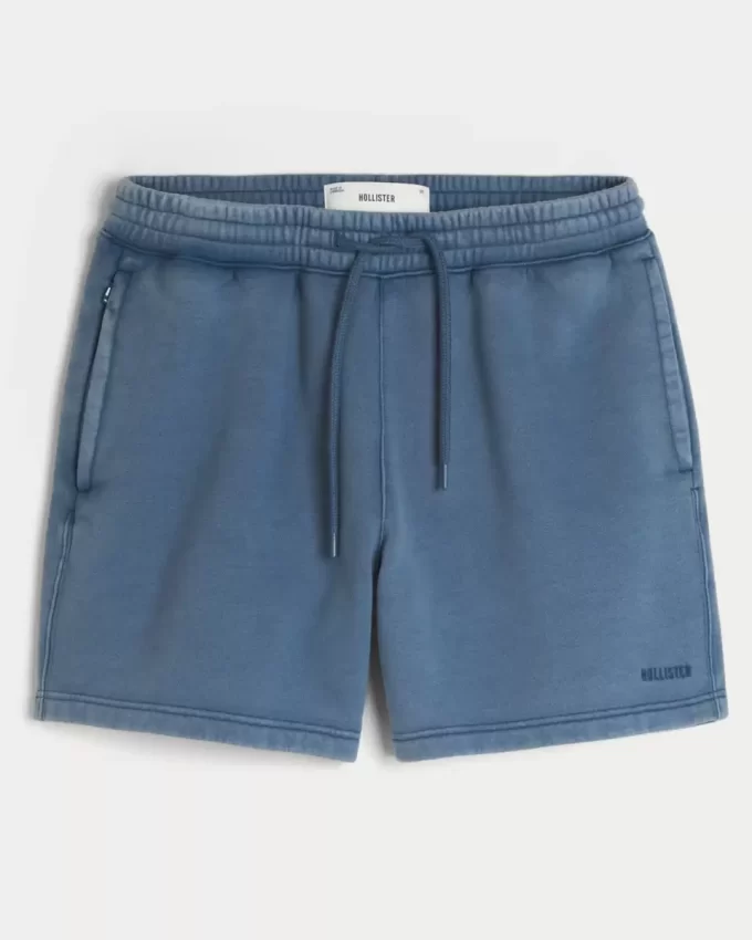 Reiden puoliväliin ulottuvat löysät fleece-shortsit Reiden puoliväliin ulottuvat löysät fleece-shortsit