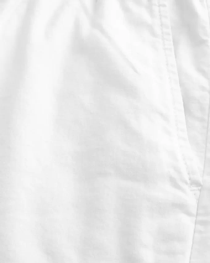 Reiden puoliväliin ulottuvat pellavasekoiteiset vedettävät shortsit Reiden puoliväliin ulottuvat pellavasekoiteiset vedettävät shortsit