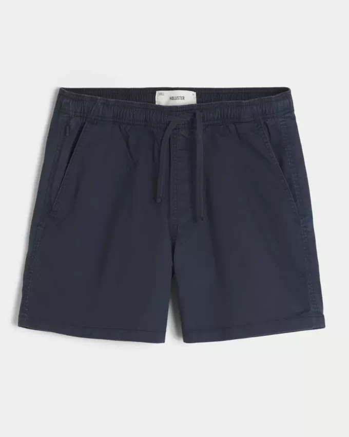 Reiden puoliväliin ulottuvat Twill-shortsit Reiden puoliväliin ulottuvat Twill-shortsit