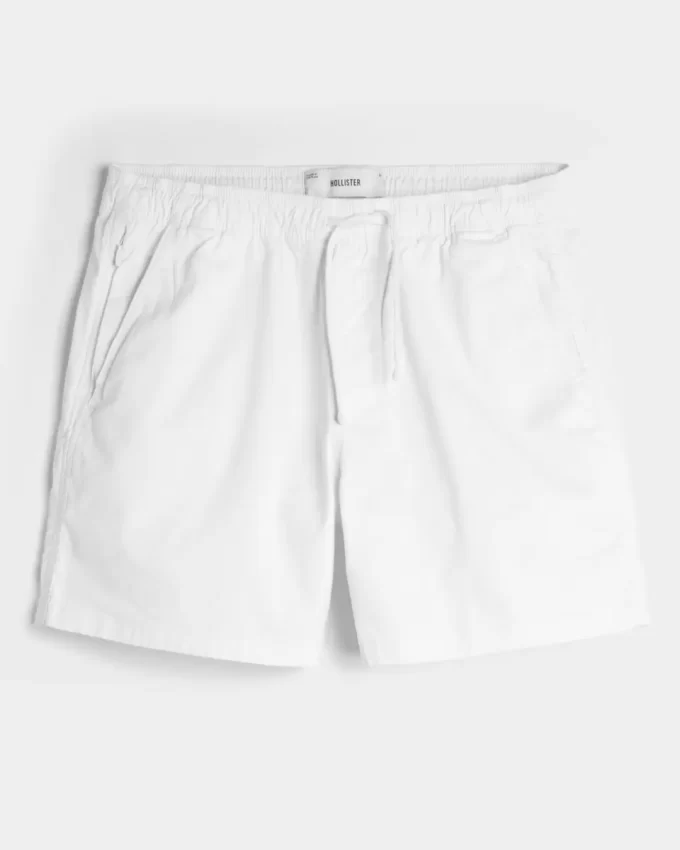 Reiden puoliväliin ulottuvat Twill-shortsit Reiden puoliväliin ulottuvat Twill-shortsit