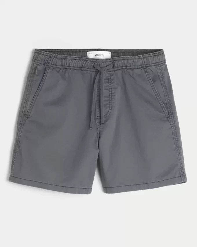 Reiden puoliväliin ulottuvat Twill-shortsit Reiden puoliväliin ulottuvat Twill-shortsit