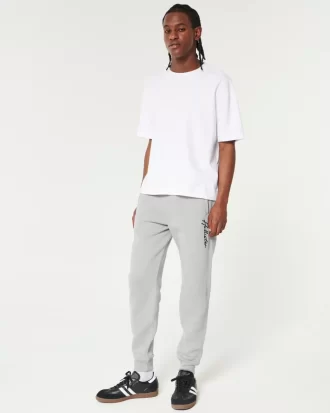 Rento fleece-logohousut