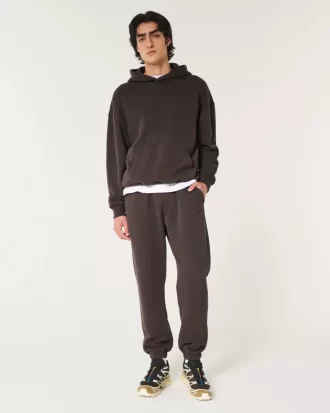 Rento fleece-logohousut