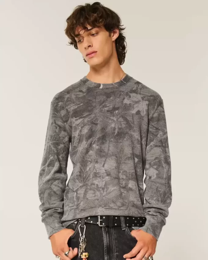 Rento Thermal pitkähihainen Camo Crew -paita