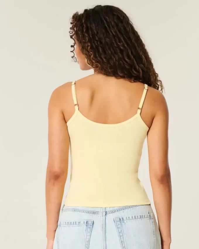 Ribbed Floral Graphic Cami Ribbed Floral Graphic Cami