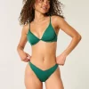 Ribbed High-Leg pörköin Bikini Bottom