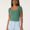 Ribbed Neck-neck Baby T-paita Ribbed Neck-neck Baby T-paita