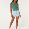 Ribbed Neck-neck Baby T-paita Ribbed Neck-neck Baby T-paita