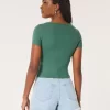 Ribbed Neck-neck Baby T-paita Ribbed Neck-neck Baby T-paita