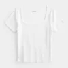 Ribbed Neck-neck Baby T-paita Ribbed Neck-neck Baby T-paita