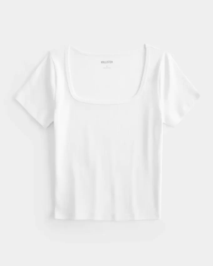 Ribbed Neck-neck Baby T-paita Ribbed Neck-neck Baby T-paita