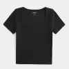 Ribbed Neck-neck Baby T-paita Ribbed Neck-neck Baby T-paita