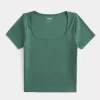 Ribbed Neck-neck Baby T-paita Ribbed Neck-neck Baby T-paita