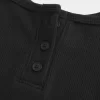 Ribbed Notch Henley Cami