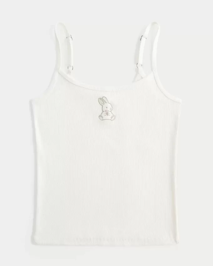 Ribbed Rabbit Graphic Cami Ribbed Rabbit Graphic Cami