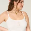 Ribbed Seahorse Graphic Cami