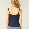 Ribbed Swan Graphic Cami