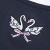Ribbed Swan Graphic Cami