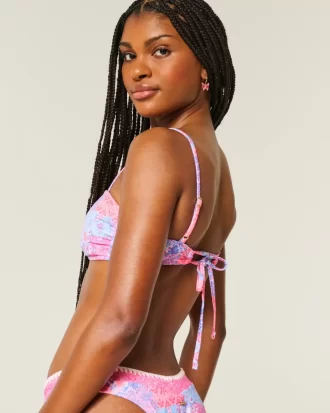 Ribbed Tie Scoop bikinitoppi Ribbed Tie Scoop bikinitoppi