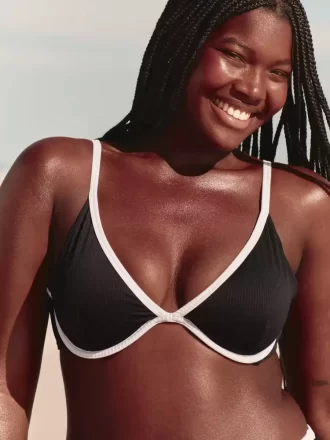 Ribbed Upwire Underwire bikinitoppi
