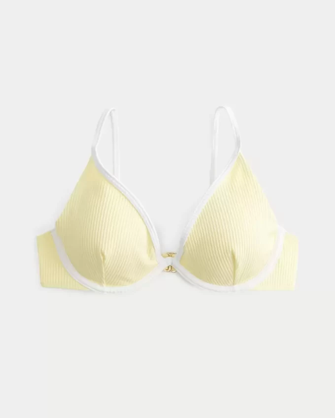Ribbed Upwire Underwire bikinitoppi