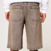Ruskeat Overdye Super Baggy Denim shortsit