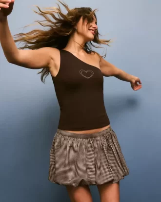 Ruudullinen Bubble minihame