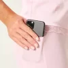 Satiininen olkaimeton bodycon-mekko