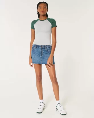 Saumaton kangas Longline Crew Baby T-paita