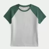 Saumaton kangas Longline Crew Baby T-paita