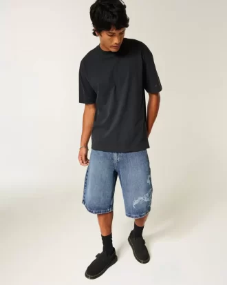Scorpion Graphic Super Baggy Denim shortsit