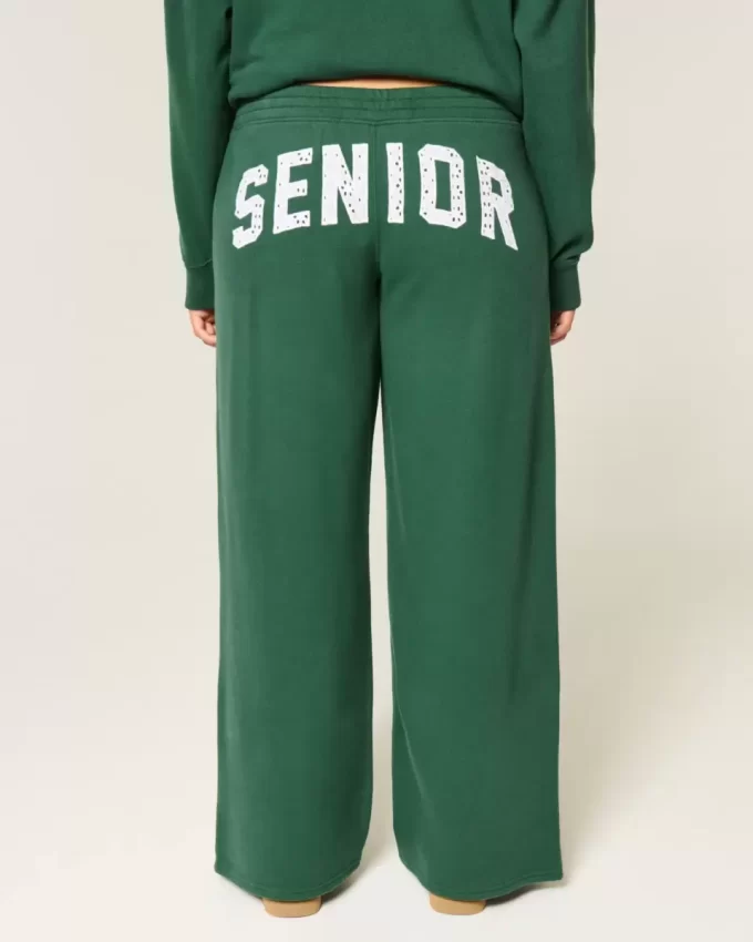 Senior Graphic Baggy collegehousut Senior Graphic Baggy collegehousut