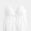 Shimmer Brodeerattu Babydoll Top Shimmer Brodeerattu Babydoll Top