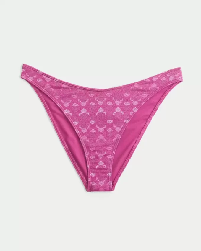 Shimmer High-Leg Cheeky Bikini Bottom Shimmer High-Leg Cheeky Bikini Bottom