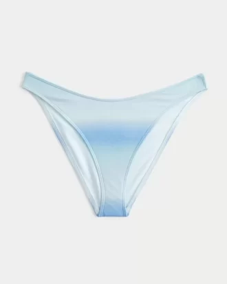 Shimmer High-Leg Cheeky Bikini Bottom