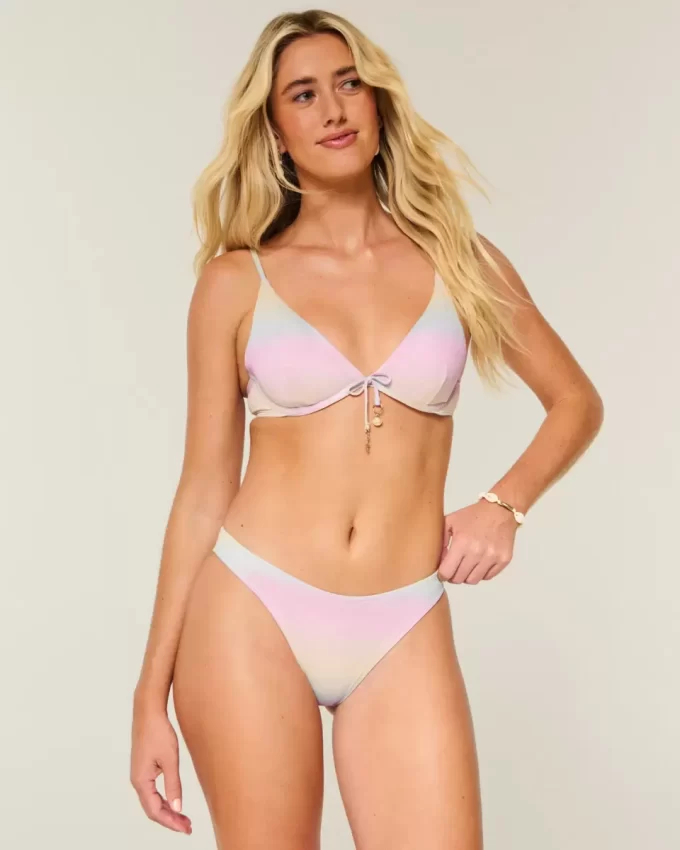 Shimmer High-Leg Cheeky Bikini Bottom Shimmer High-Leg Cheeky Bikini Bottom