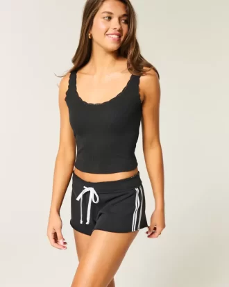 Side Stripe Fleece-minishortsit