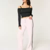 Side-Stripe Straight collegehousut