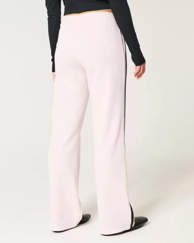 Side-Stripe Straight collegehousut