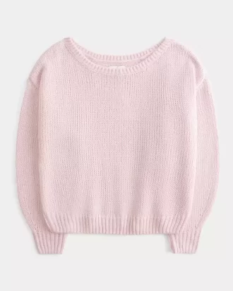 Slouchy off-the-shoulder villapaita