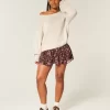 Slouchy off-the-shoulder villapaita