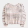 Slouchy off-the-shoulder villapaita