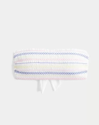 Smocked Bandeau bikinitoppi