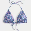 Smocked Halter Triangle Bikinitoppi Smocked Halter Triangle Bikinitoppi
