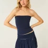 Smocked porrastettu Mini Skort